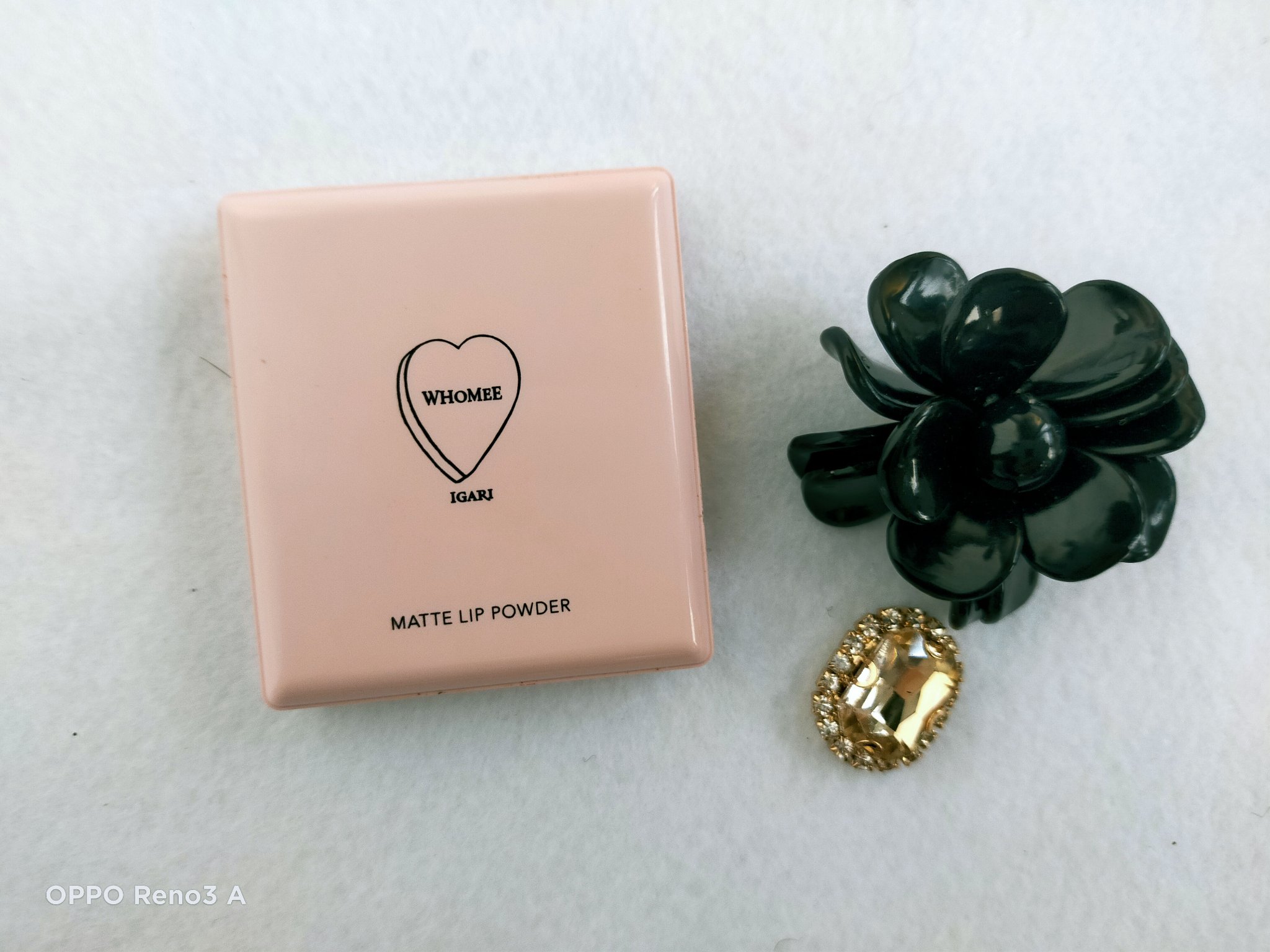 マットリップパウダー/WHOMEE/口紅を使ったクチコミ（3枚目）
