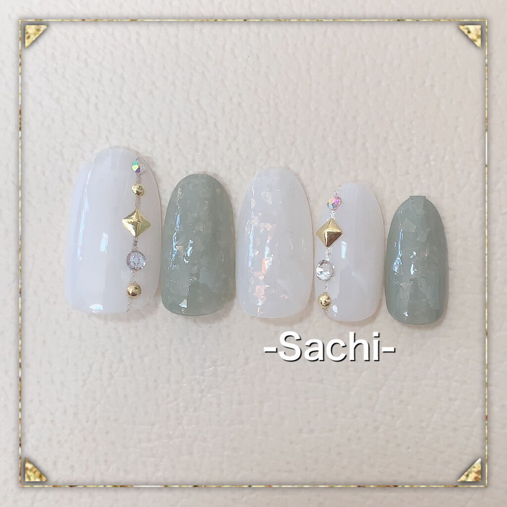 ネイルパーツ/セリア/ネイルチップ・パーツを使ったクチコミ（3枚目）