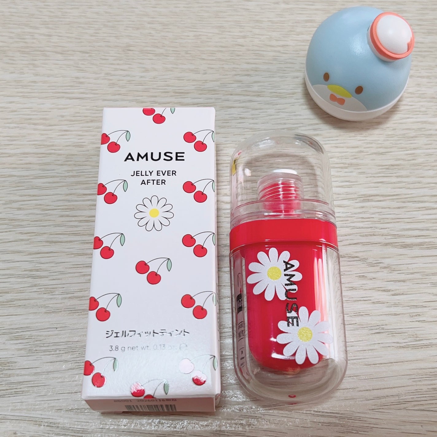 ジェルフィットティント/AMUSE/リップティントを使ったクチコミ(1枚目)