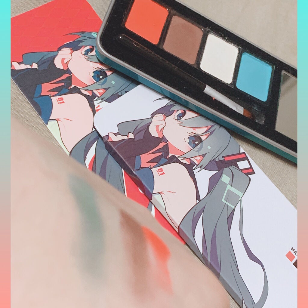 初音ミクコスメシリーズ アイシャドウ/cosme play/アイシャドウパレットを使ったクチコミ(2枚目)