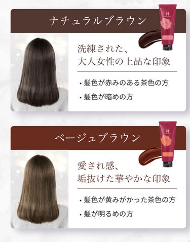 ハーバニエンス　ヘアカラートリートメント ヘアカラートリートメント（ベージュブラウン）/HERBANIENCE/ヘアカラーを使ったクチコミ（3枚目）