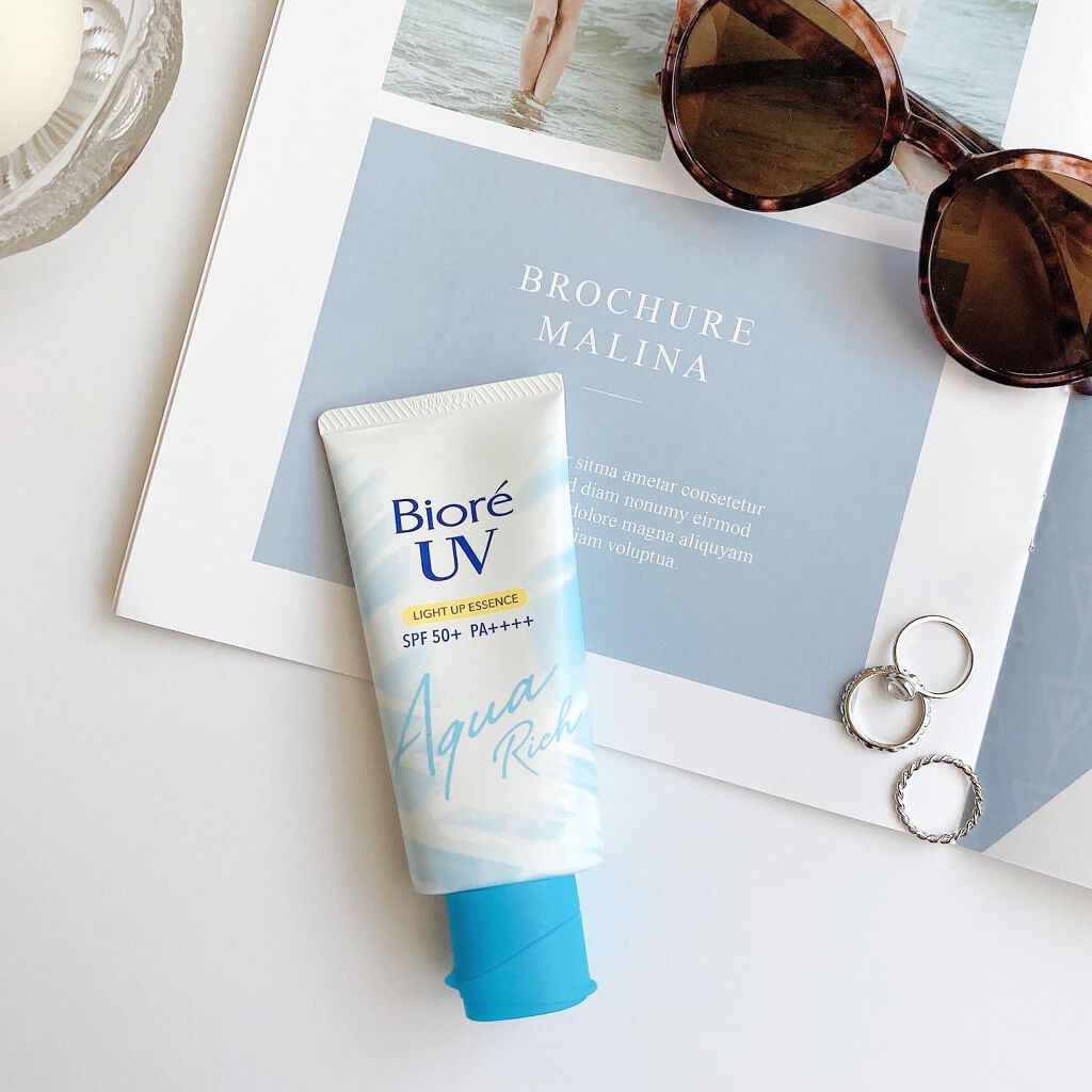 ビオレUV アクアリッチ ライトアップエッセンス/ビオレ/日焼け止めクリームを使ったクチコミ（1枚目）