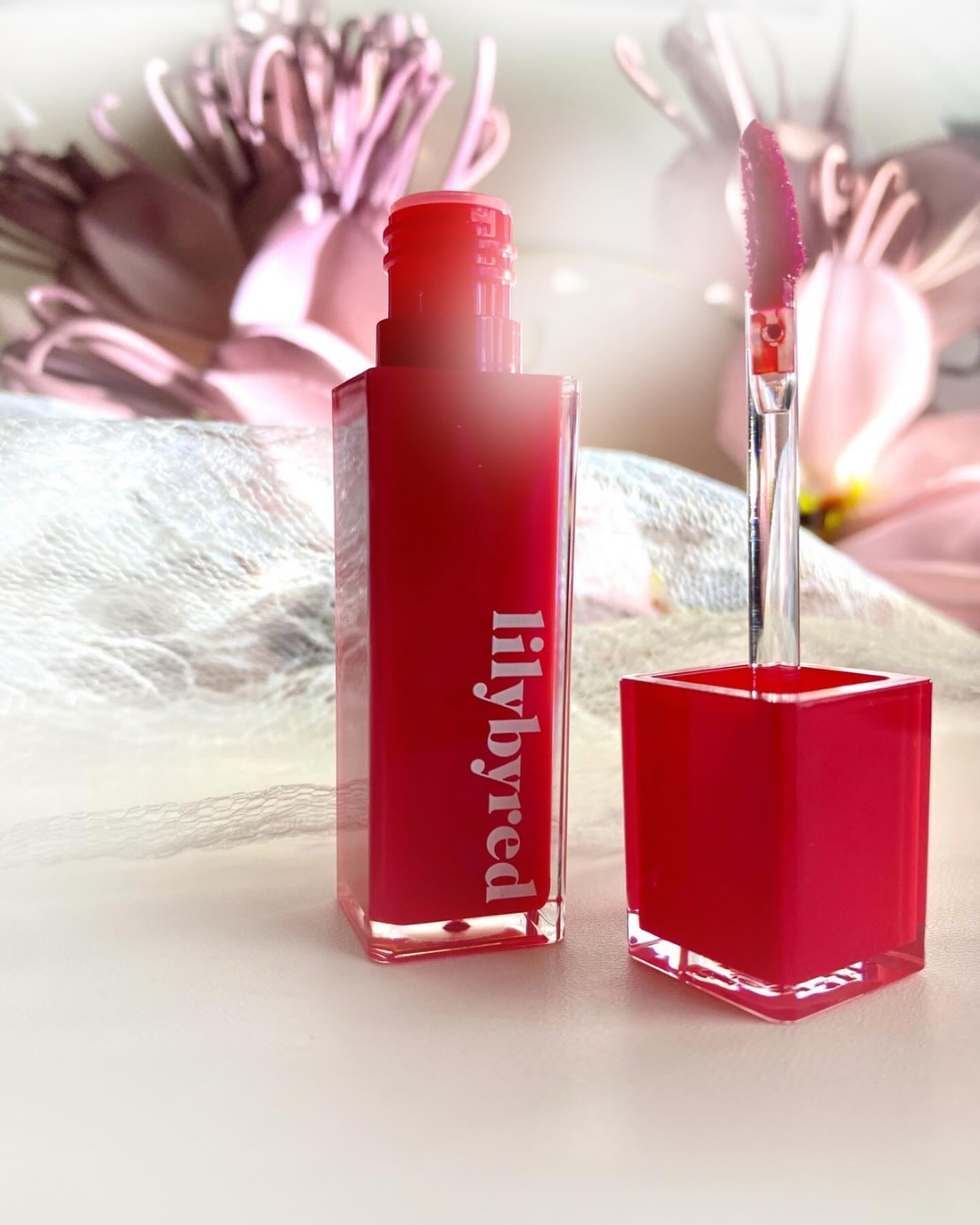 ブラッディライアー コーティングティント 08 コンフィデントチェリートマト(Confident Cherry Tomato)/lilybyred/リップティントを使ったクチコミ（3枚目）