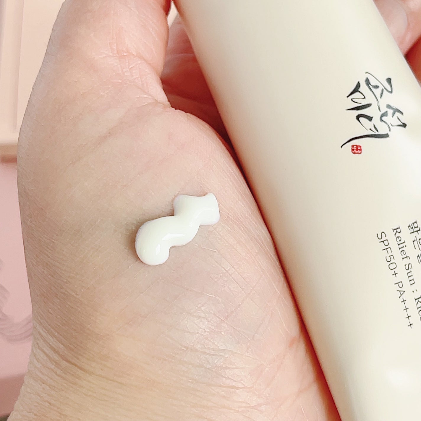 リリーフサンライス + プロバイオティクス/Beauty of Joseon/日焼け止めクリームを使ったクチコミ(4枚目)