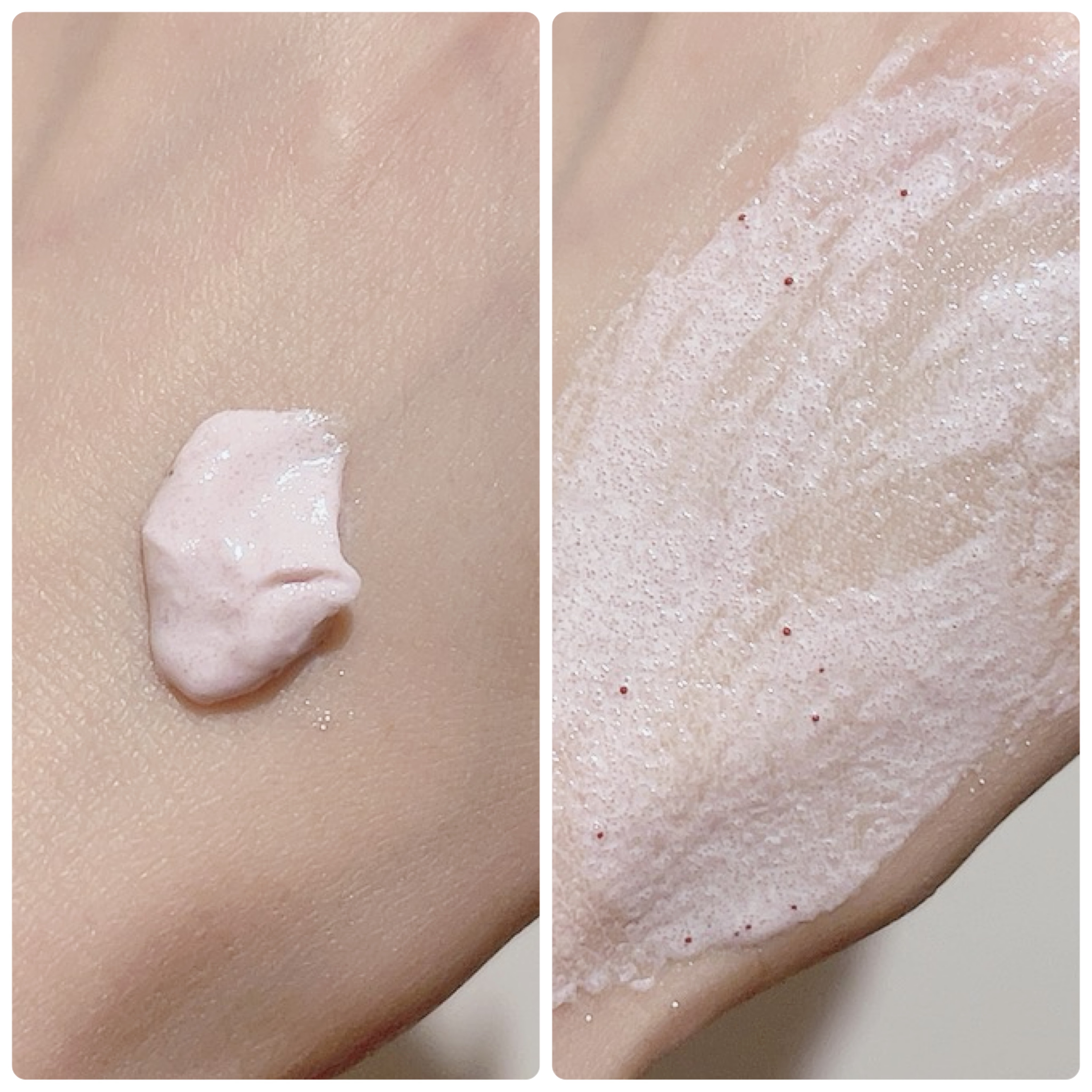 ダヴ ふわとろ　クリーミースクラブ チェリー＆アプリコットミルク/ダヴ/ボディスクラブを使ったクチコミ（3枚目）