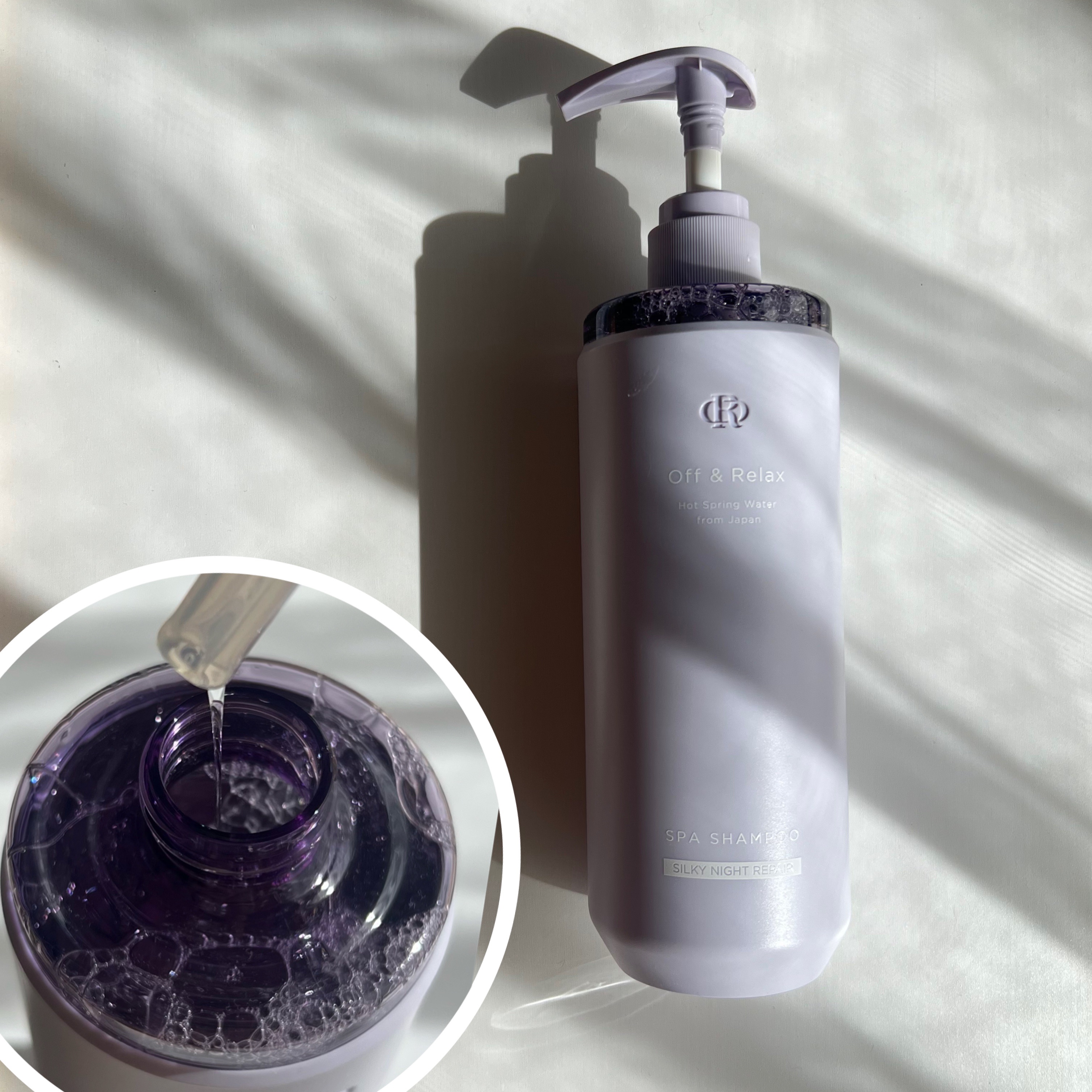 ＯＲ スパ・シャンプー／ヘアトリートメント シルキーナイトリペア/Off&Relax/市販シャンプーを使ったクチコミ（2枚目）