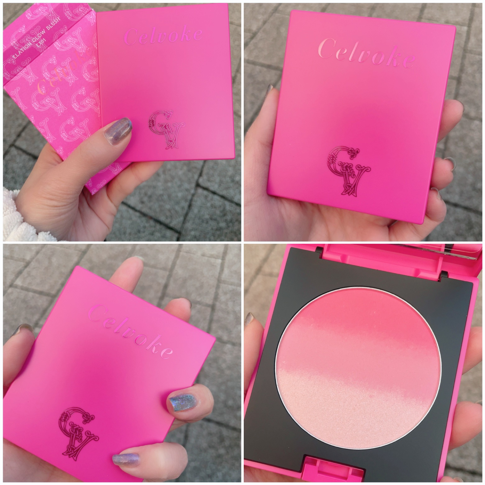 セルヴォーク イレーション グロウブラッシュ EX01 スパイシーピンク/Celvoke/パウダーチークを使ったクチコミ（2枚目）