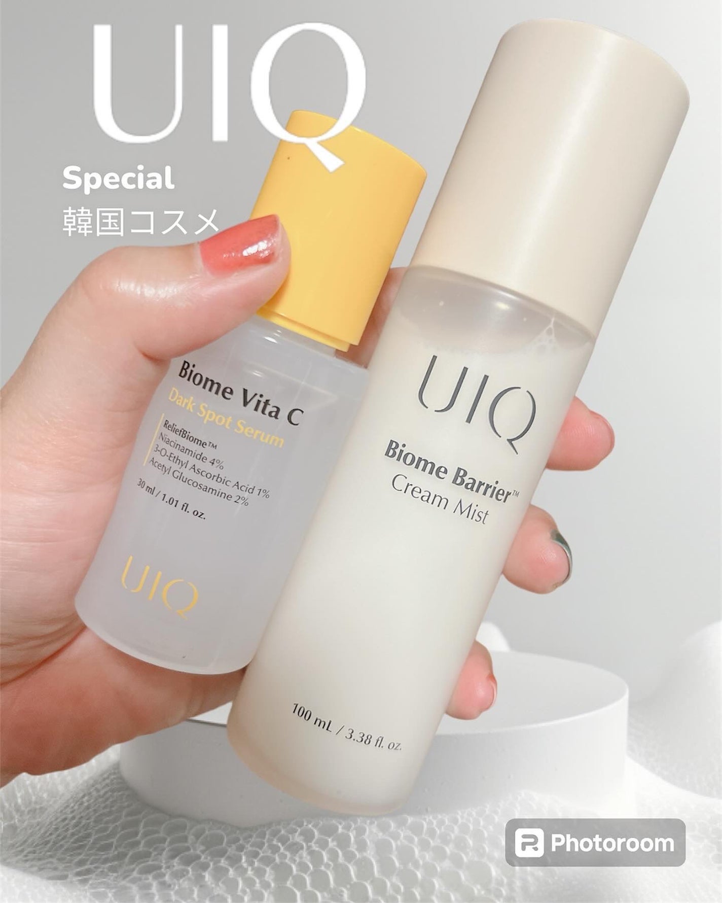 バイオームバリア クリームミスト/UIQ/ミスト状化粧水を使ったクチコミ(1枚目)