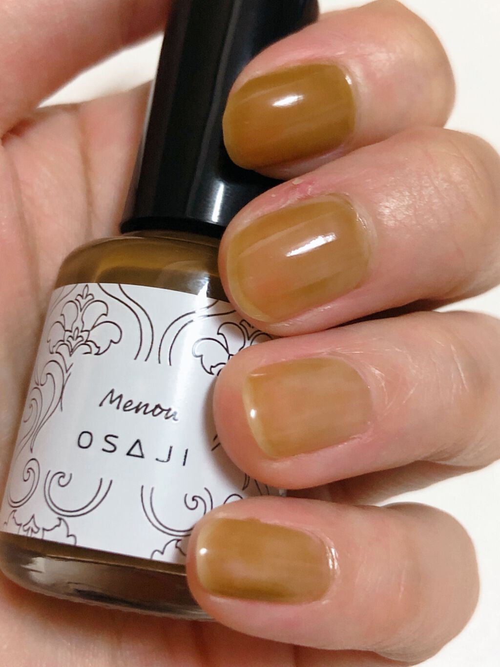 オサジ アップリフト ネイルカラー 27 Menou〈めのう〉/OSAJI/マニキュアを使ったクチコミ（3枚目）