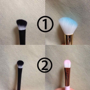 UR GLAM　SHADING BRUSH/U R GLAM/メイクブラシを使ったクチコミ（2枚目）