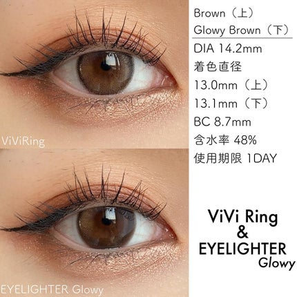 ViVi Ring 1day/OLENS/ワンデー(1DAY)カラコンを使ったクチコミ(2枚目)