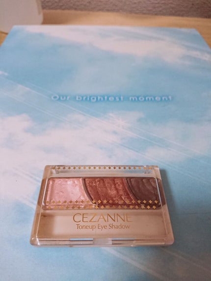 トーンアップアイシャドウ/CEZANNE/アイシャドウパレットを使ったクチコミ(1枚目)