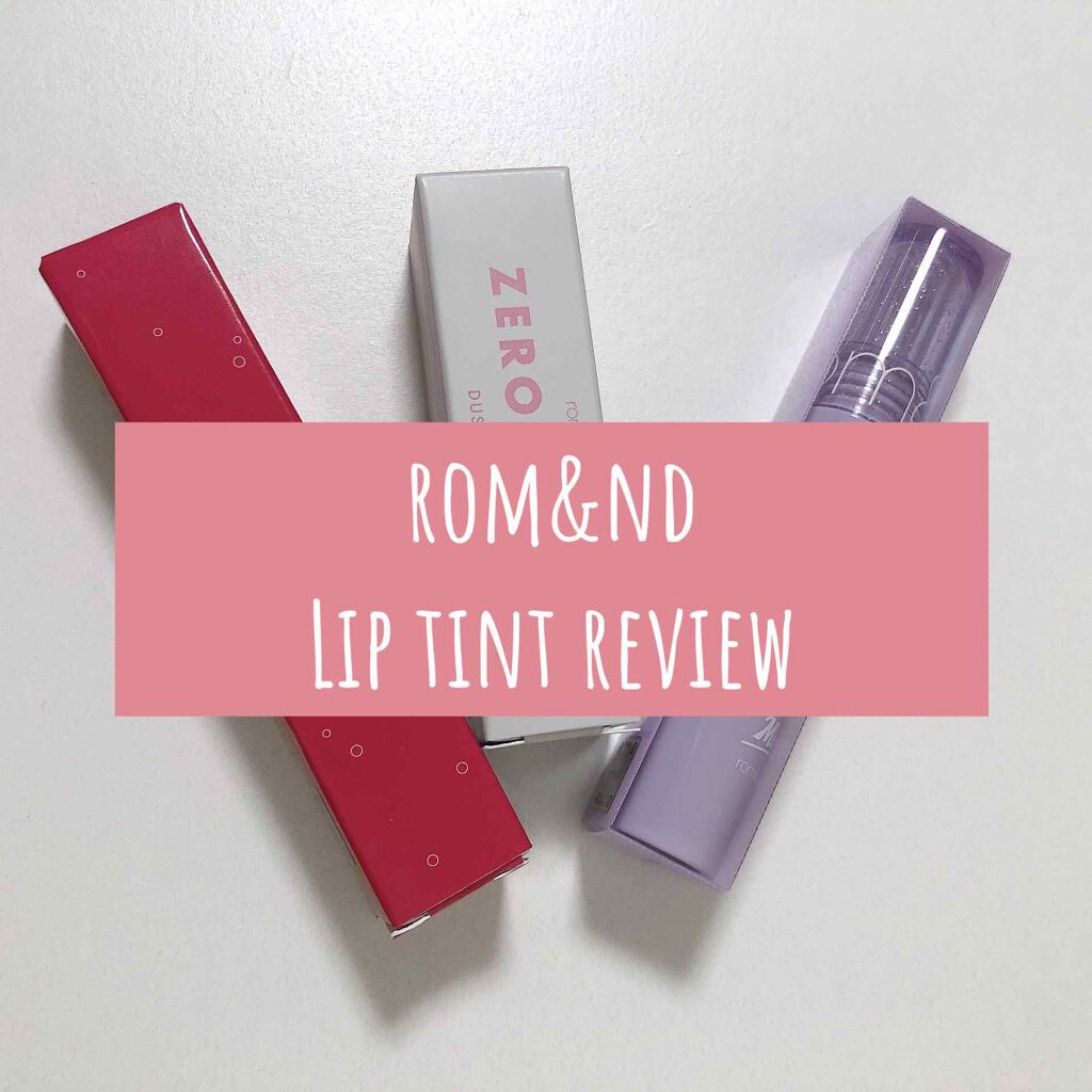 グラスティングウォーターティント/rom&nd/リップティントを使ったクチコミ（1枚目）