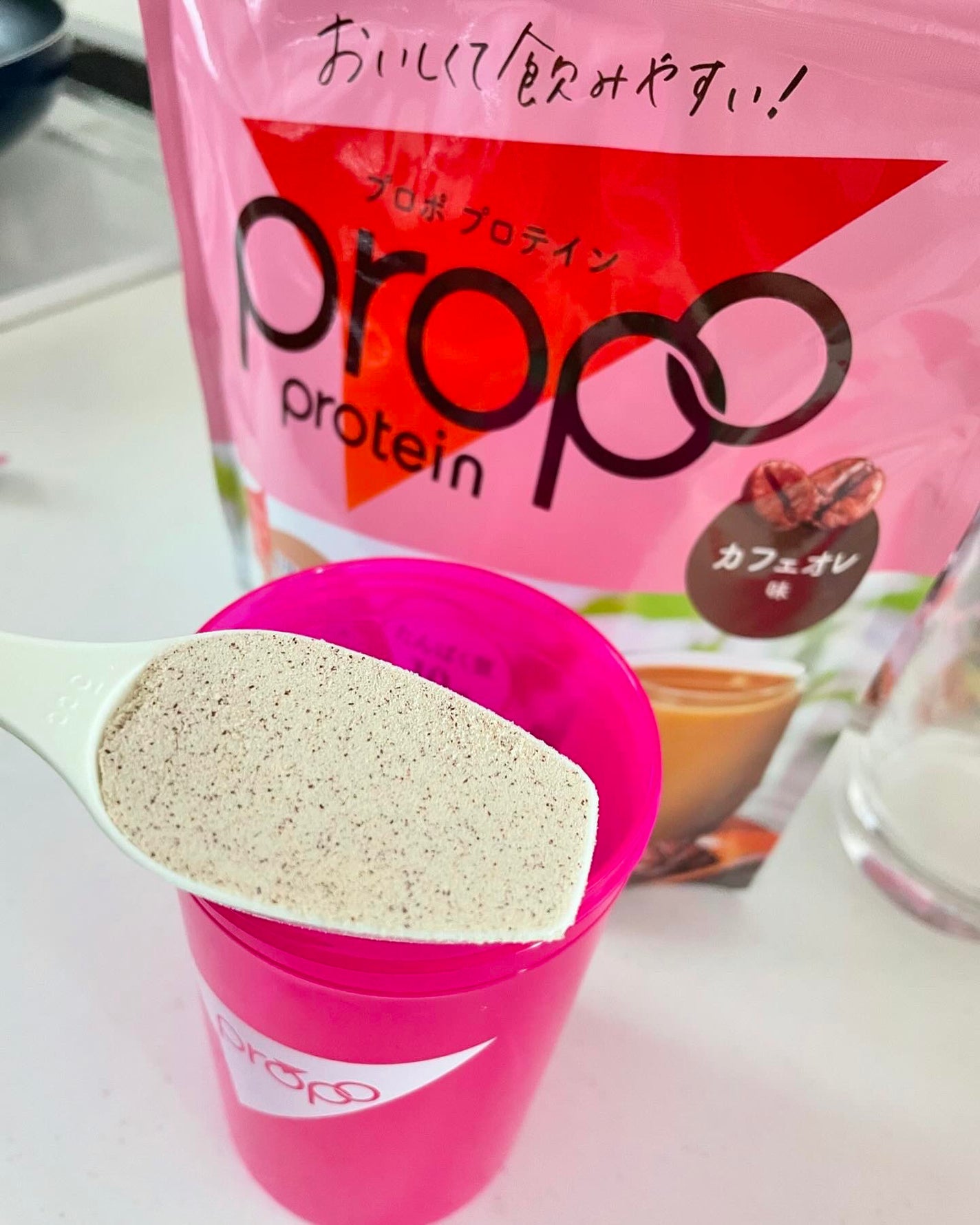 プロポ プロテイン(カフェオレ味)/ロート製薬/その他プロテインを使ったクチコミ(2枚目)