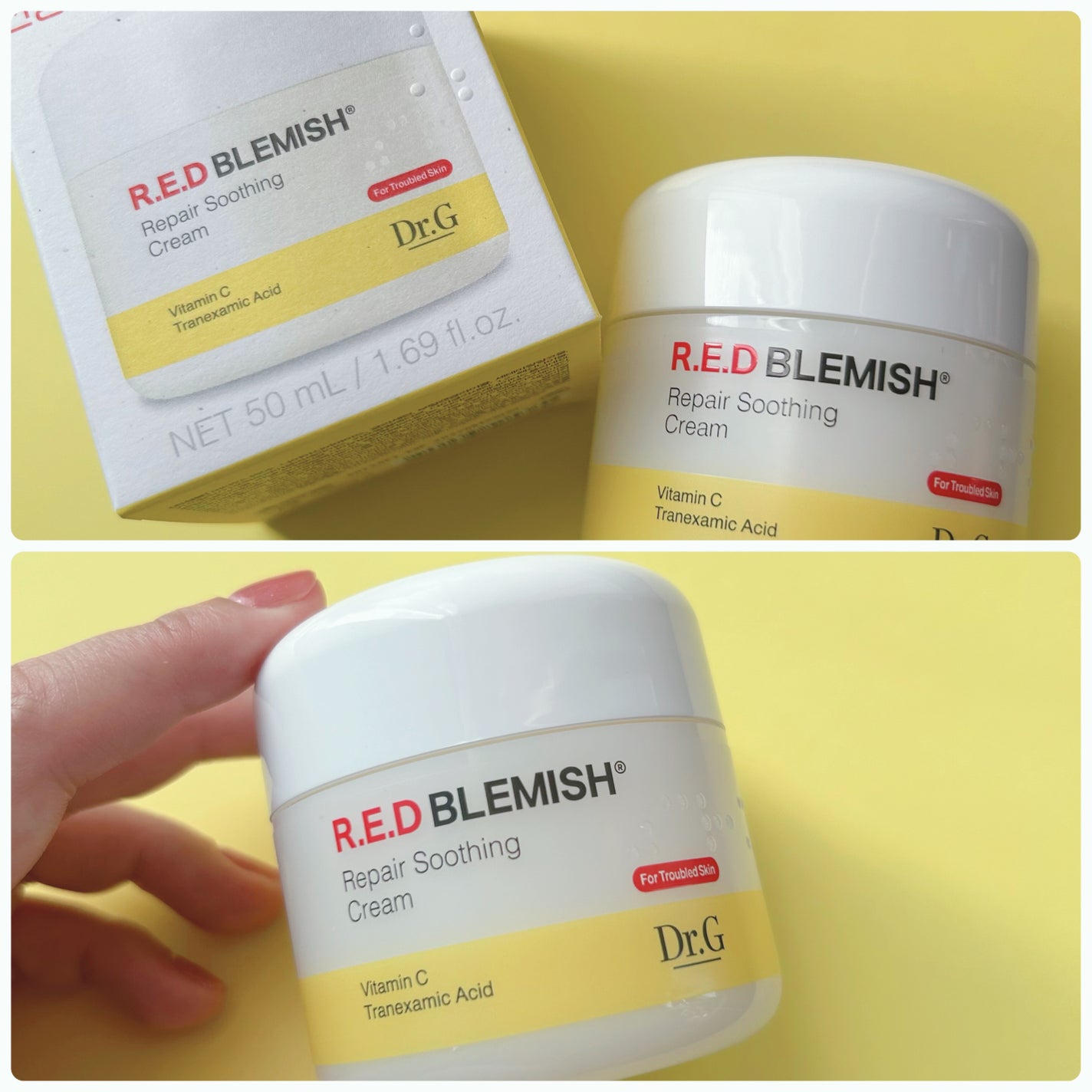 レッドブレミッシュ リペアスージングクリーム/Dr.G/フェイスクリームを使ったクチコミ(2枚目)