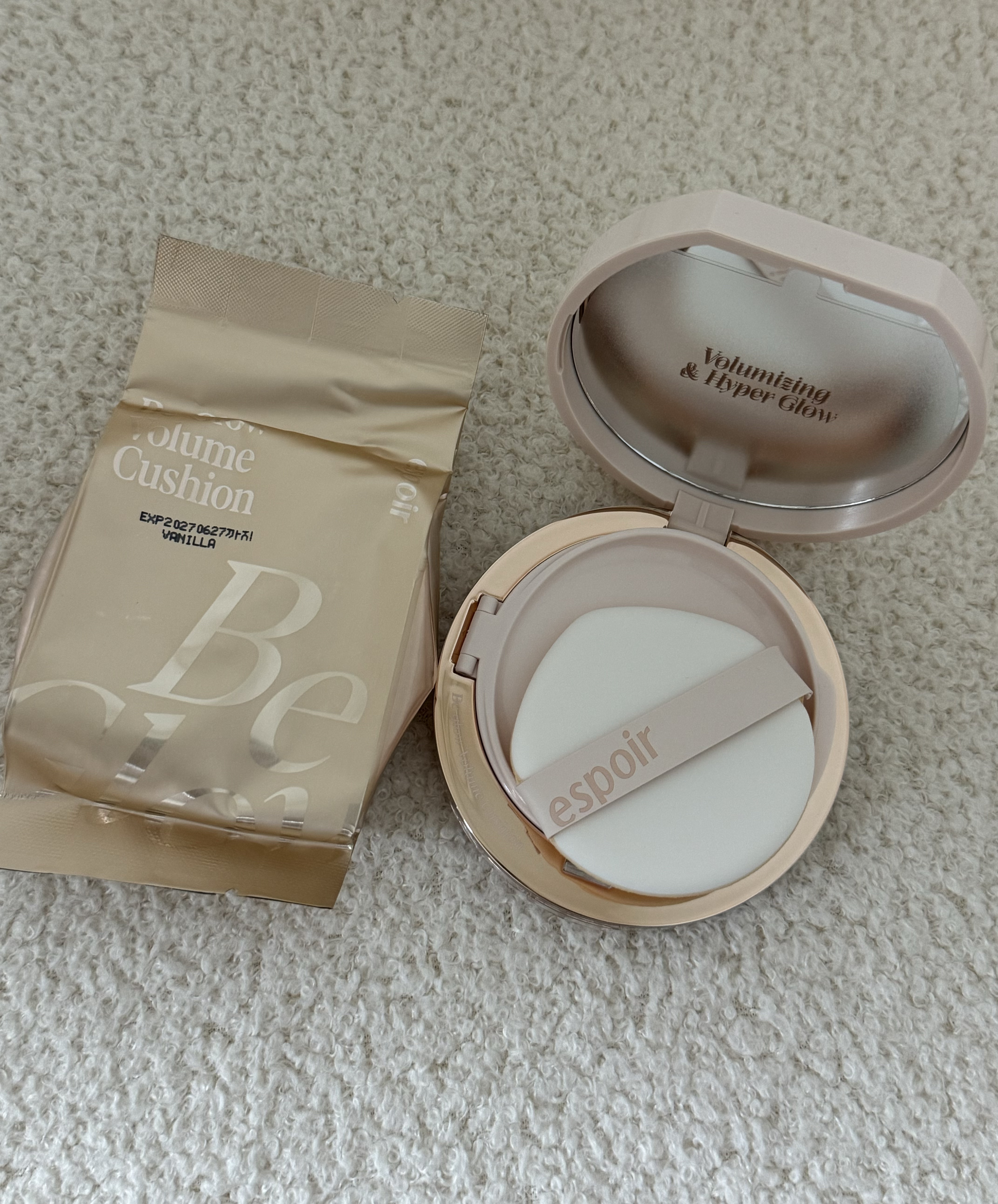 エスポア ビーグロー ボリュームクッション/espoir/クッションファンデーションを使ったクチコミ（2枚目）