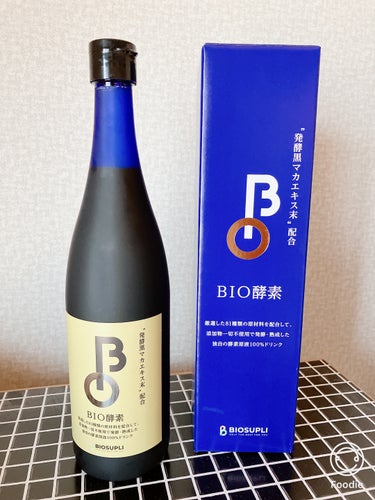 バイオサプリ BIO酵素のクチコミ「プルーンのような甘みのある酵素ドリンクです。
目盛り付きカップがついてるので原液を測りやすいで.....」（2枚目）