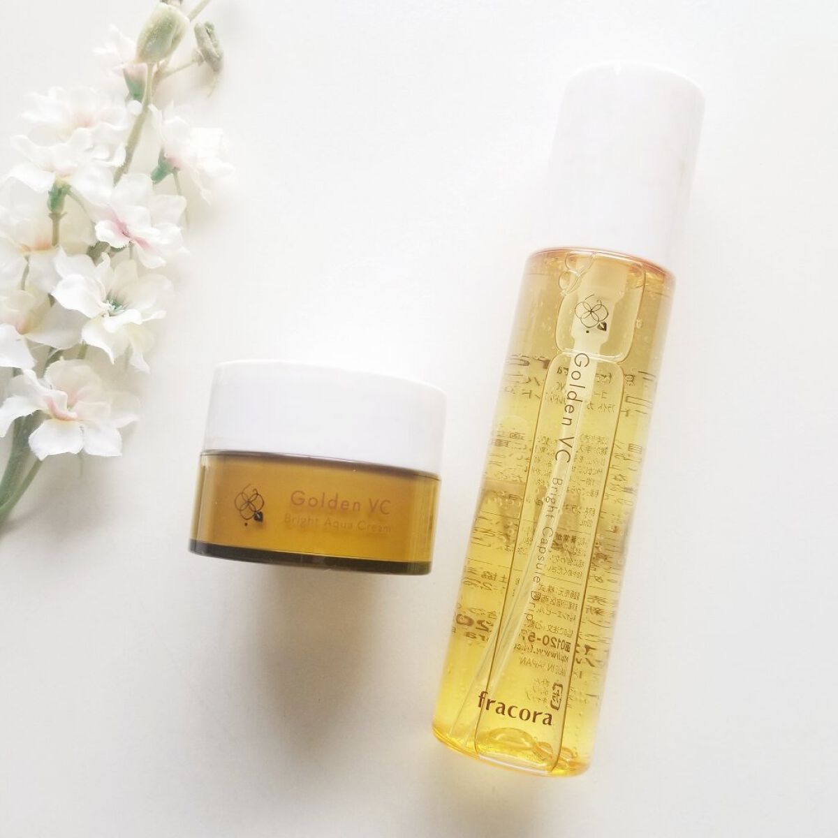 ゴールデンVC ブライト アクアクリーム/fracora/フェイスクリームを使ったクチコミ（1枚目）