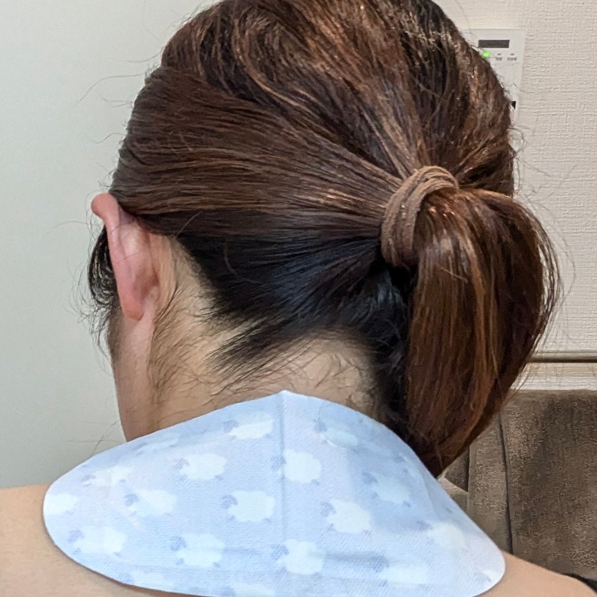 めぐりズム 蒸気でグッドナイト 首もと あったかシート 無香料/めぐりズム/その他を使ったクチコミ(4枚目)