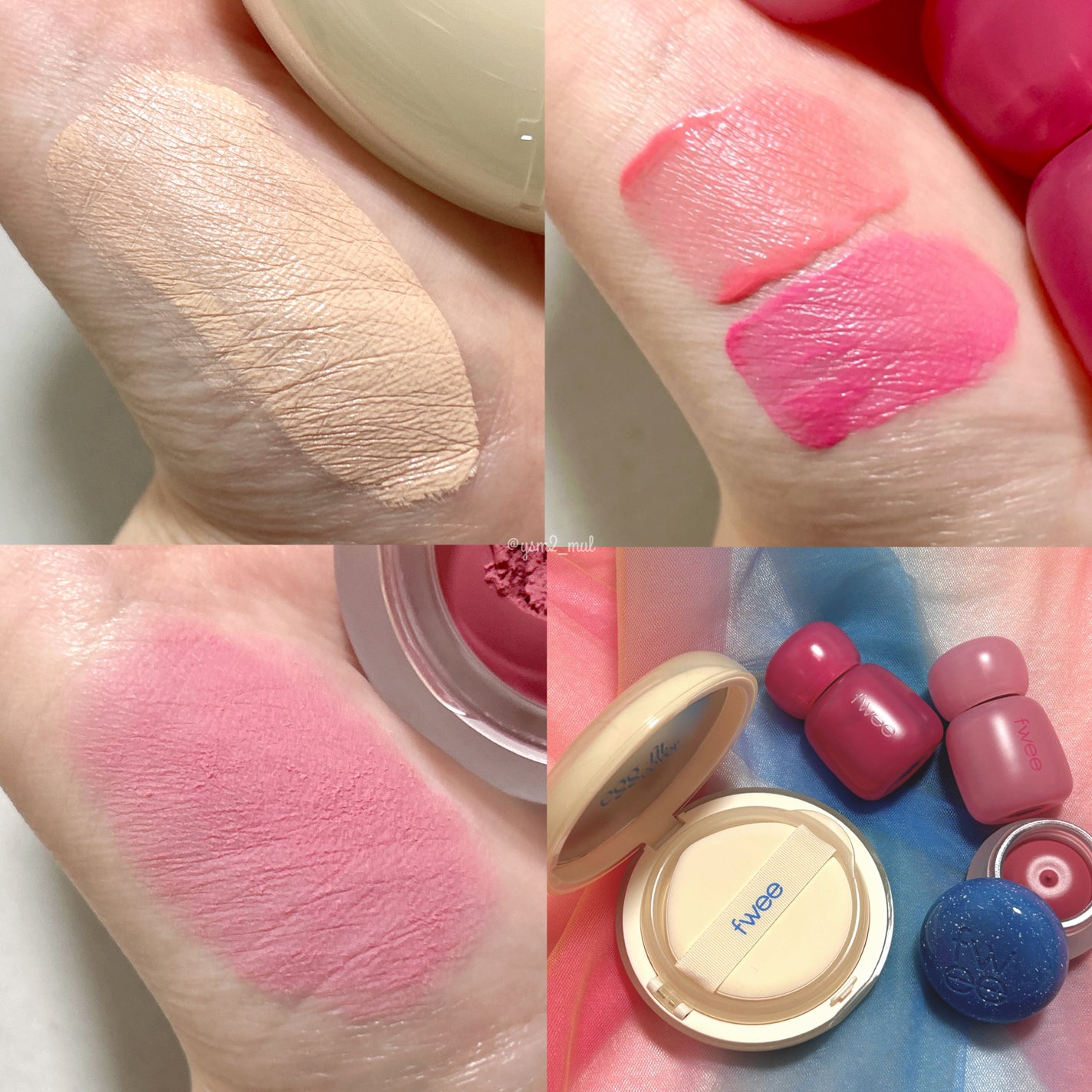 フィー クッションガラス ナチュラル/fwee/クッションファンデーションを使ったクチコミ(4枚目)