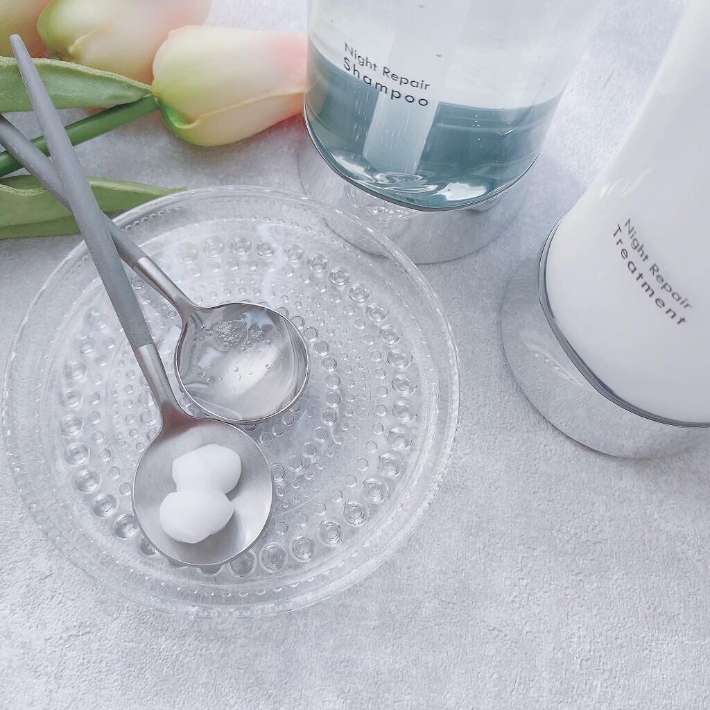 ナイトリペア シャンプー/ヘアトリートメント/THERATIS/シャンプー・コンディショナーを使ったクチコミ(7枚目)