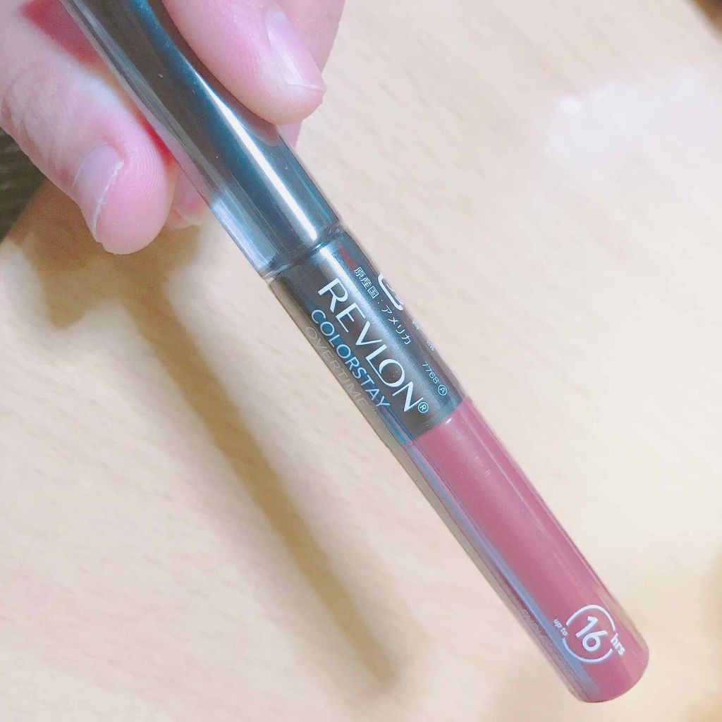 カラーステイ オーバータイム リップカラー 360 エンドレススパイス/REVLON/リップグロスを使ったクチコミ（1枚目）