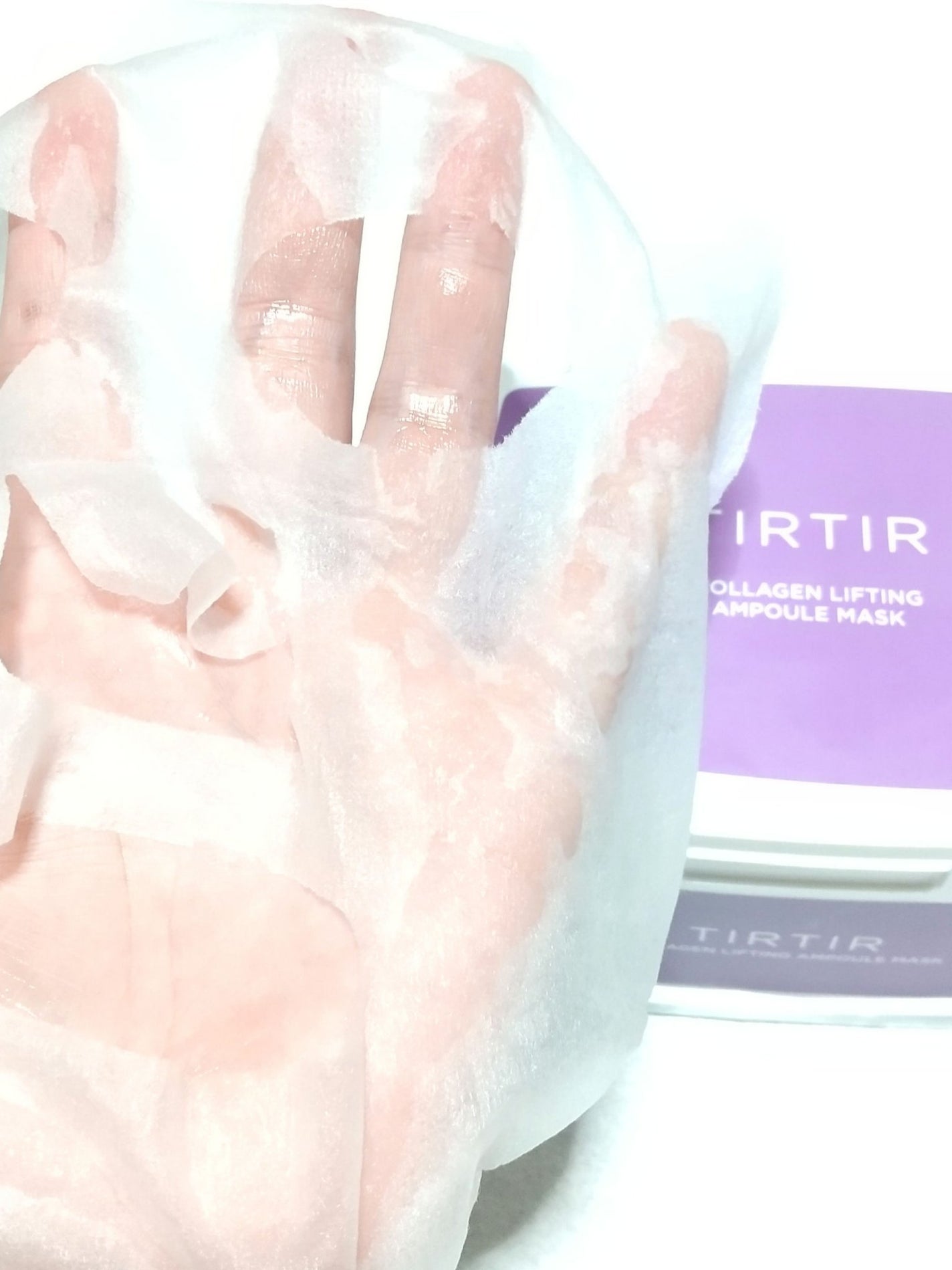 コラーゲンリフティングアンプルマスク/TIRTIR(ティルティル)/シートマスク・パックを使ったクチコミ(3枚目)