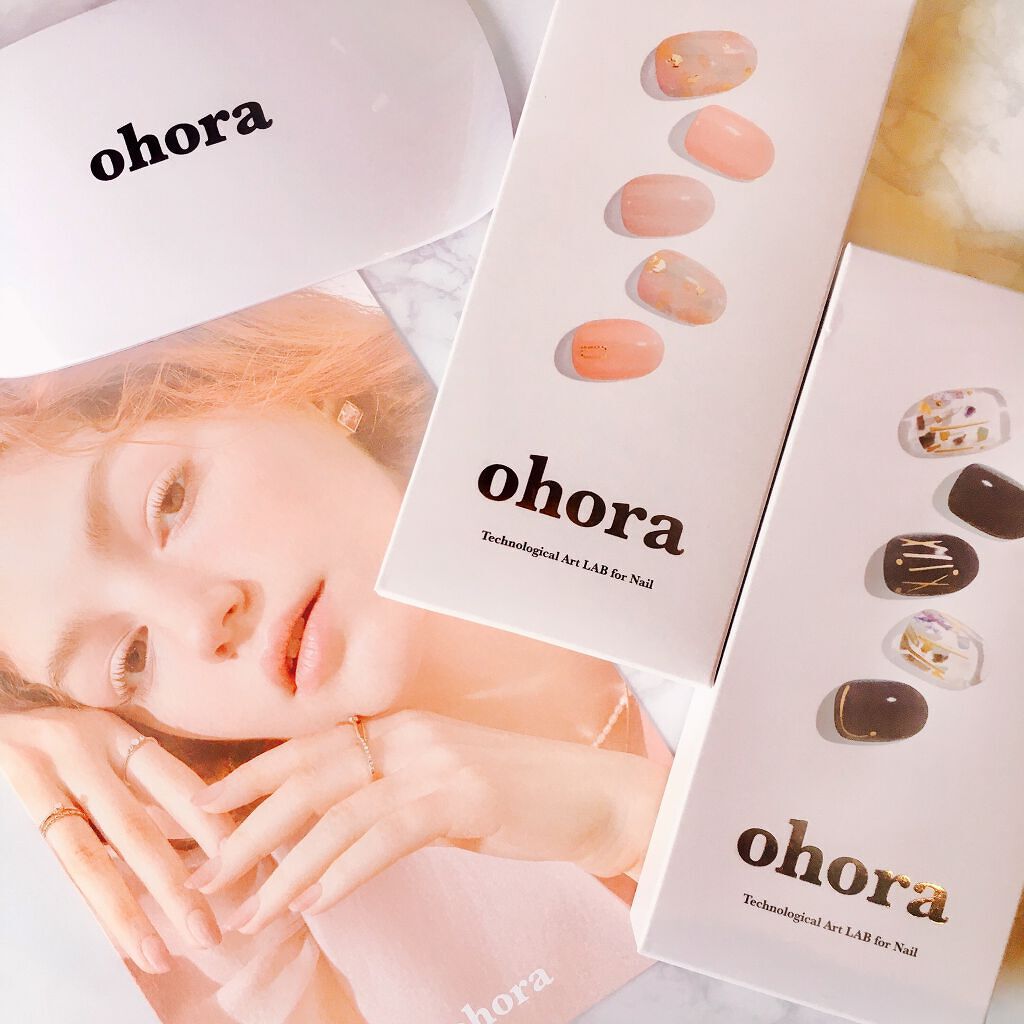 セミキュアジェルネイル（ハンド）/ohora/ネイルシールを使ったクチコミ（1枚目）