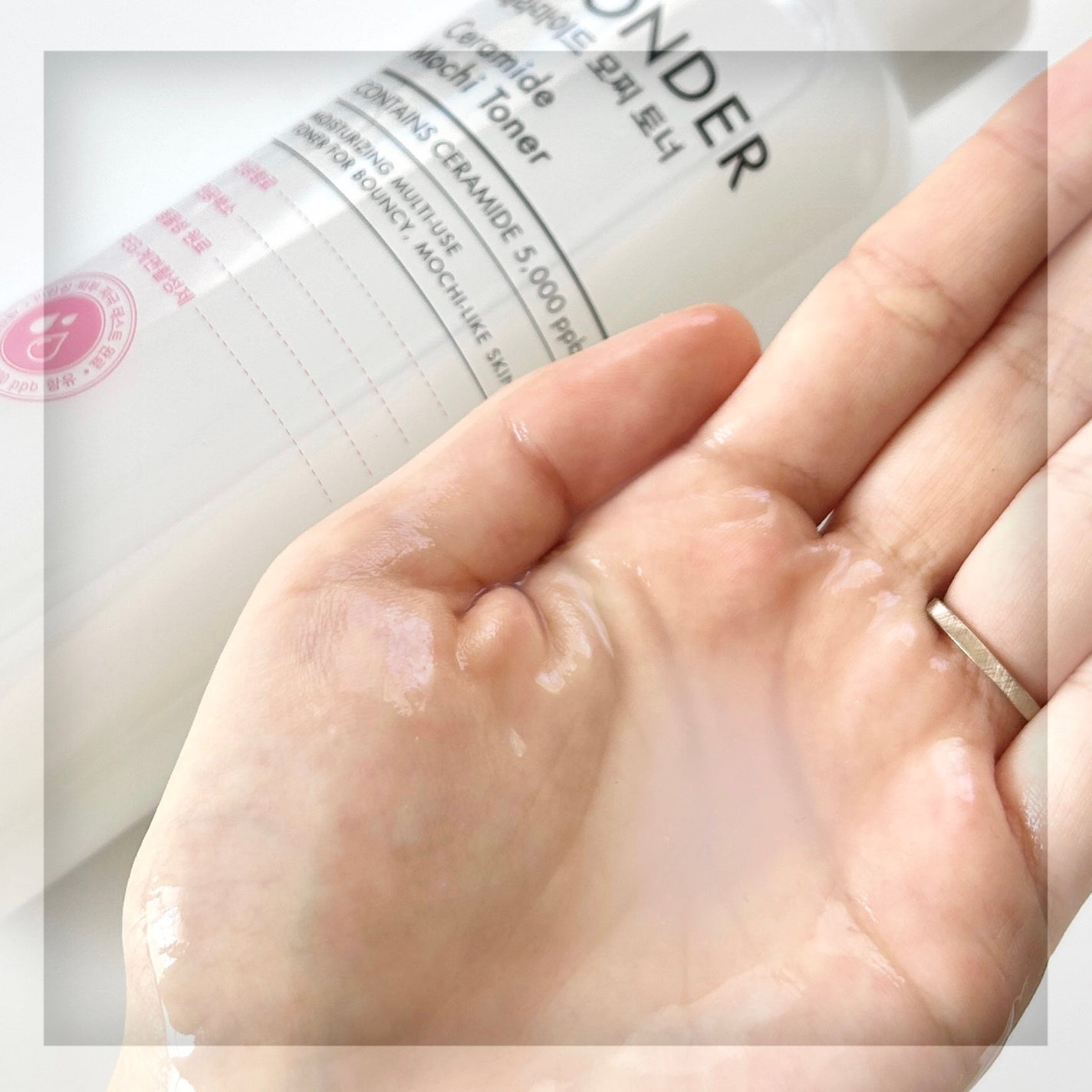 Wonder Ceramide Mochi Toner(トニーモリーワンダーCモチトナー)/TONYMOLY/化粧水を使ったクチコミ(4枚目)