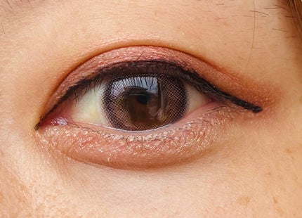 ベルベットライナー 02 ボルドーブラック/LUMIURGLAS/リキッドアイライナーを使ったクチコミ(3枚目)