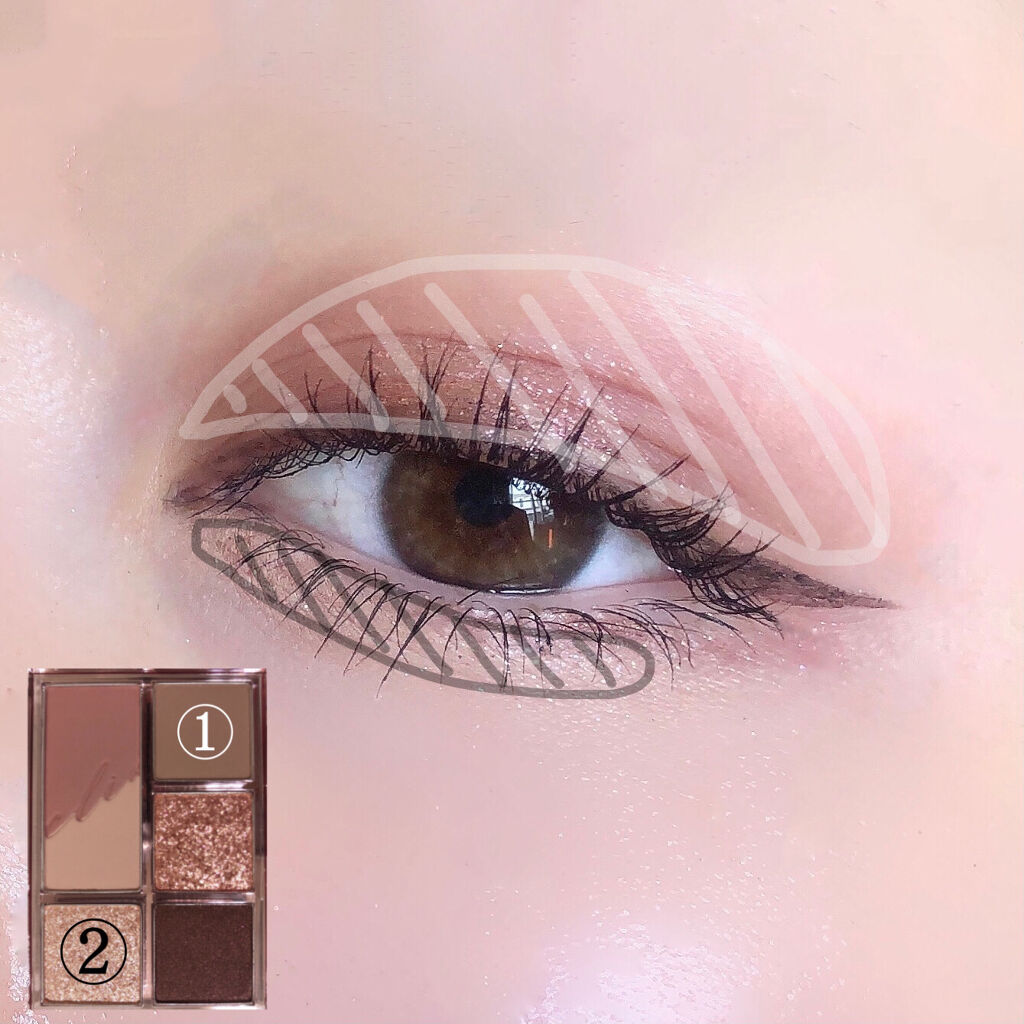 プロ アイパレット ミニ/CLIO/アイシャドウパレットを使ったクチコミ（2枚目）