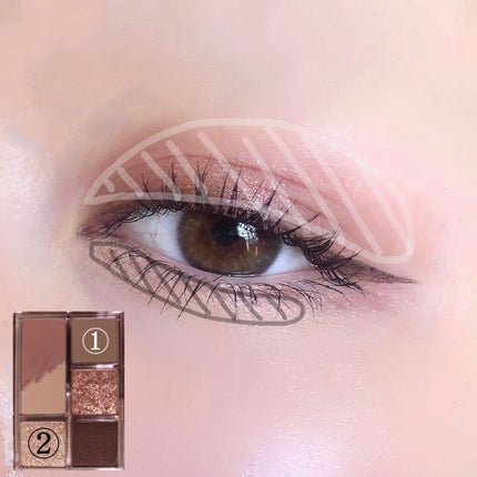 プロ アイパレット ミニ/CLIO/アイシャドウパレットを使ったクチコミ(2枚目)