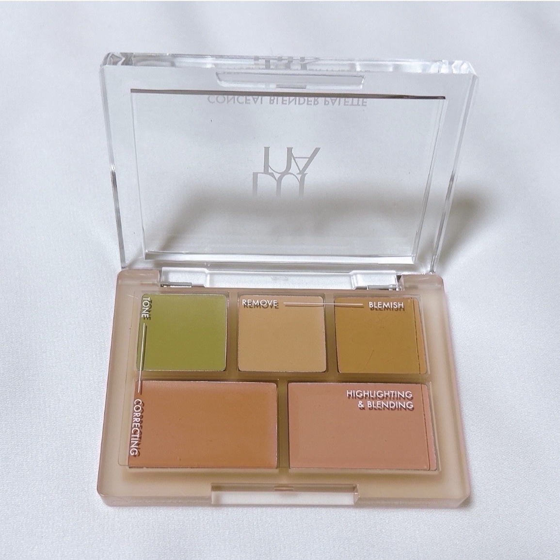 コンシールブレンダーパレット/LUNA/パレットコンシーラーを使ったクチコミ（3枚目）