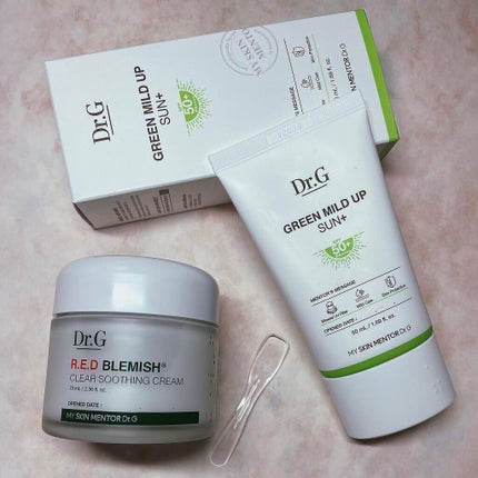 グリーンマイルドアップサンプラス/Dr.G/日焼け止めクリームを使ったクチコミ(1枚目)