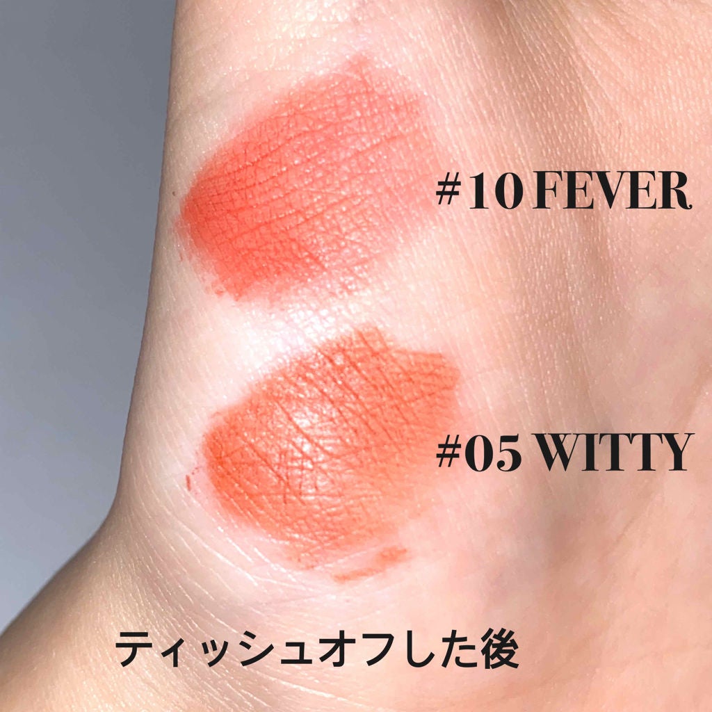 ゼロベルベットティント/rom&nd/リップティントを使ったクチコミ(3枚目)