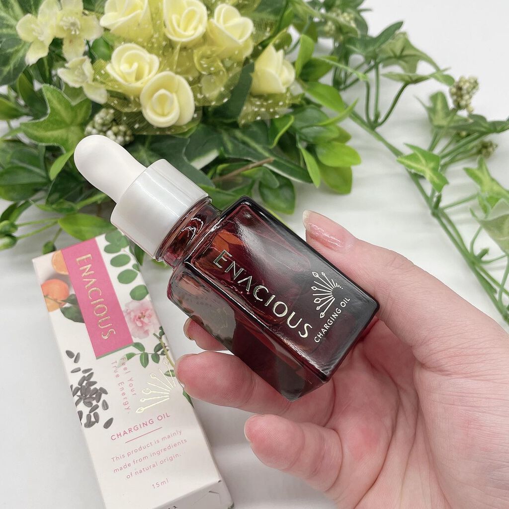 チャージングオイル/エナシャス/フェイスオイルを使ったクチコミ(2枚目)