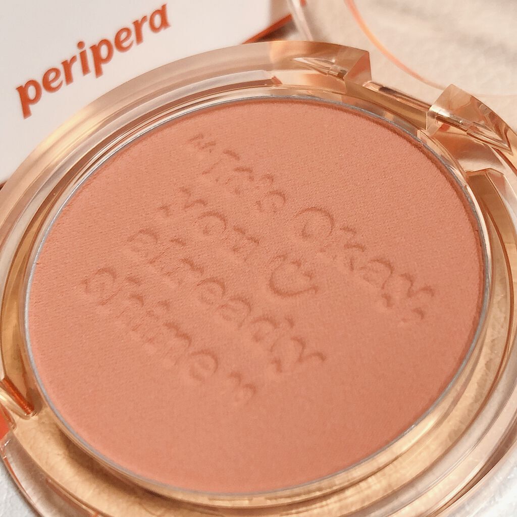 ピュア ブラッシュド サンシャイン チーク/PERIPERA/パウダーチークを使ったクチコミ（3枚目）