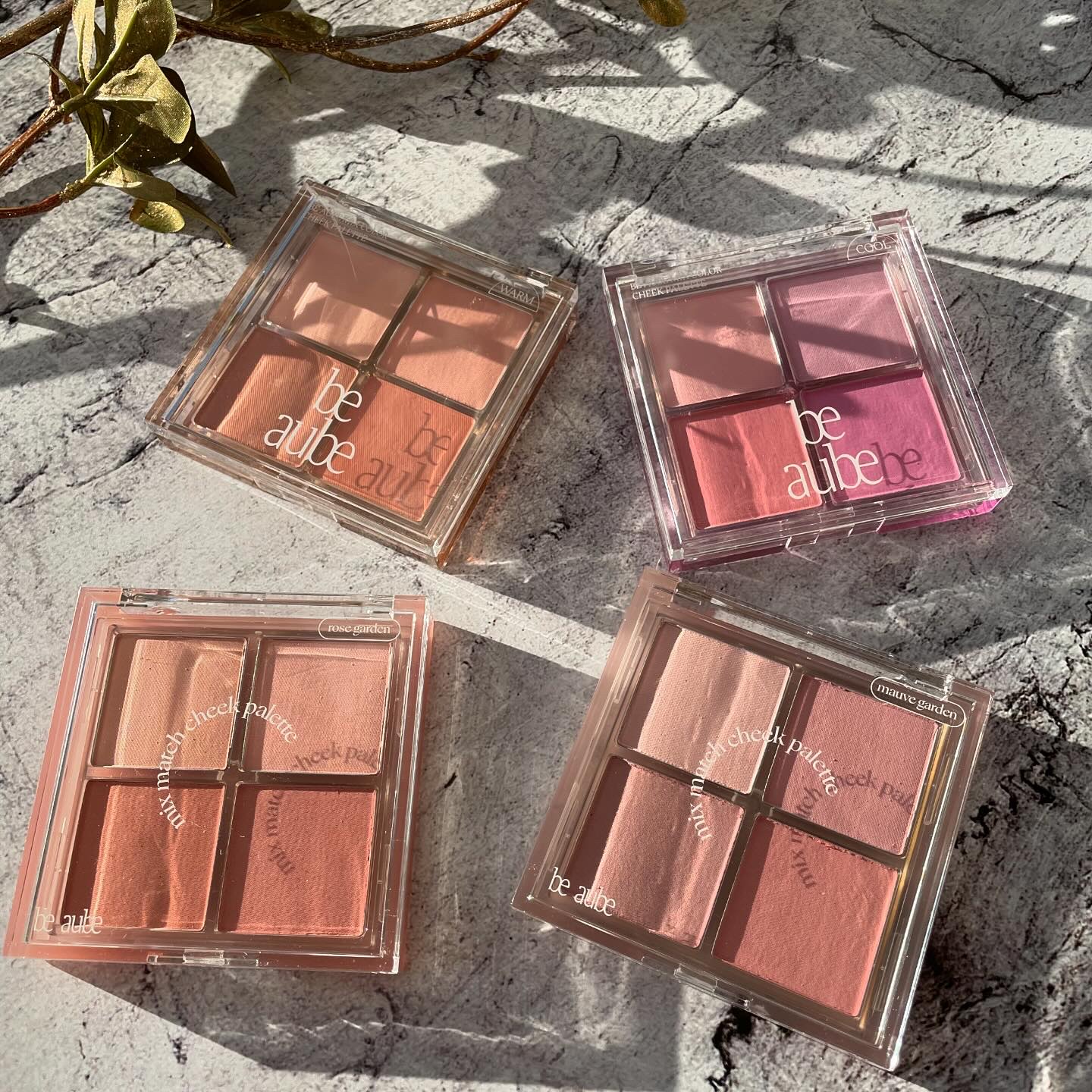 ミックスマッチチークパレット/be aube/パウダーチークを使ったクチコミ（1枚目）