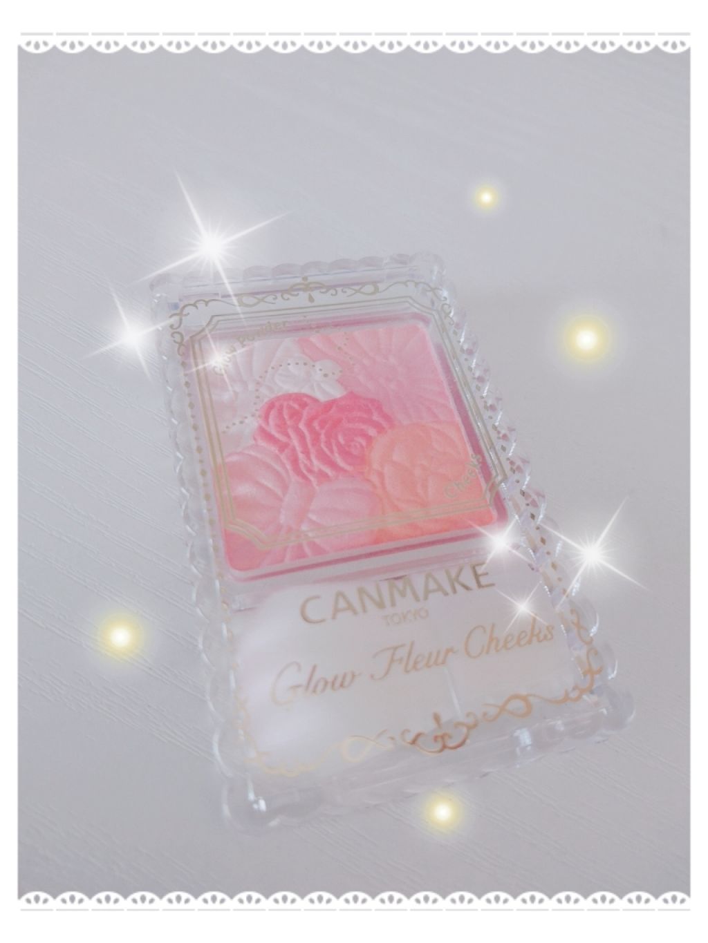 グロウフルールチークス/キャンメイク/パウダーチークを使ったクチコミ（1枚目）