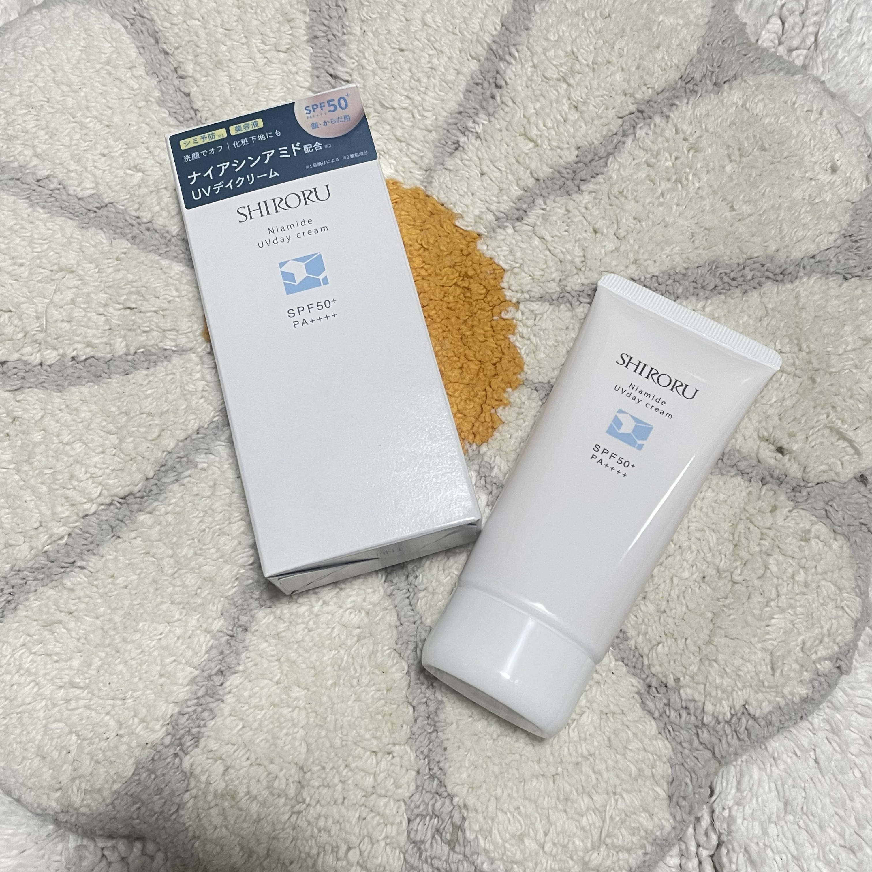 ナイアミドUVデイクリーム/SHIRORU/日焼け止めクリームを使ったクチコミ（1枚目）
