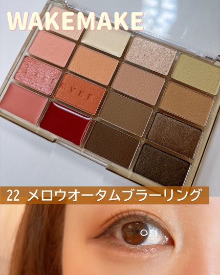 ソフトブラーリングアイパレット/wakemake/アイシャドウパレットを使ったクチコミ(1枚目)