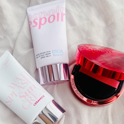 ウォータースプラッシュシカトーンアップクリーム/espoir/化粧下地を使ったクチコミ(5枚目)