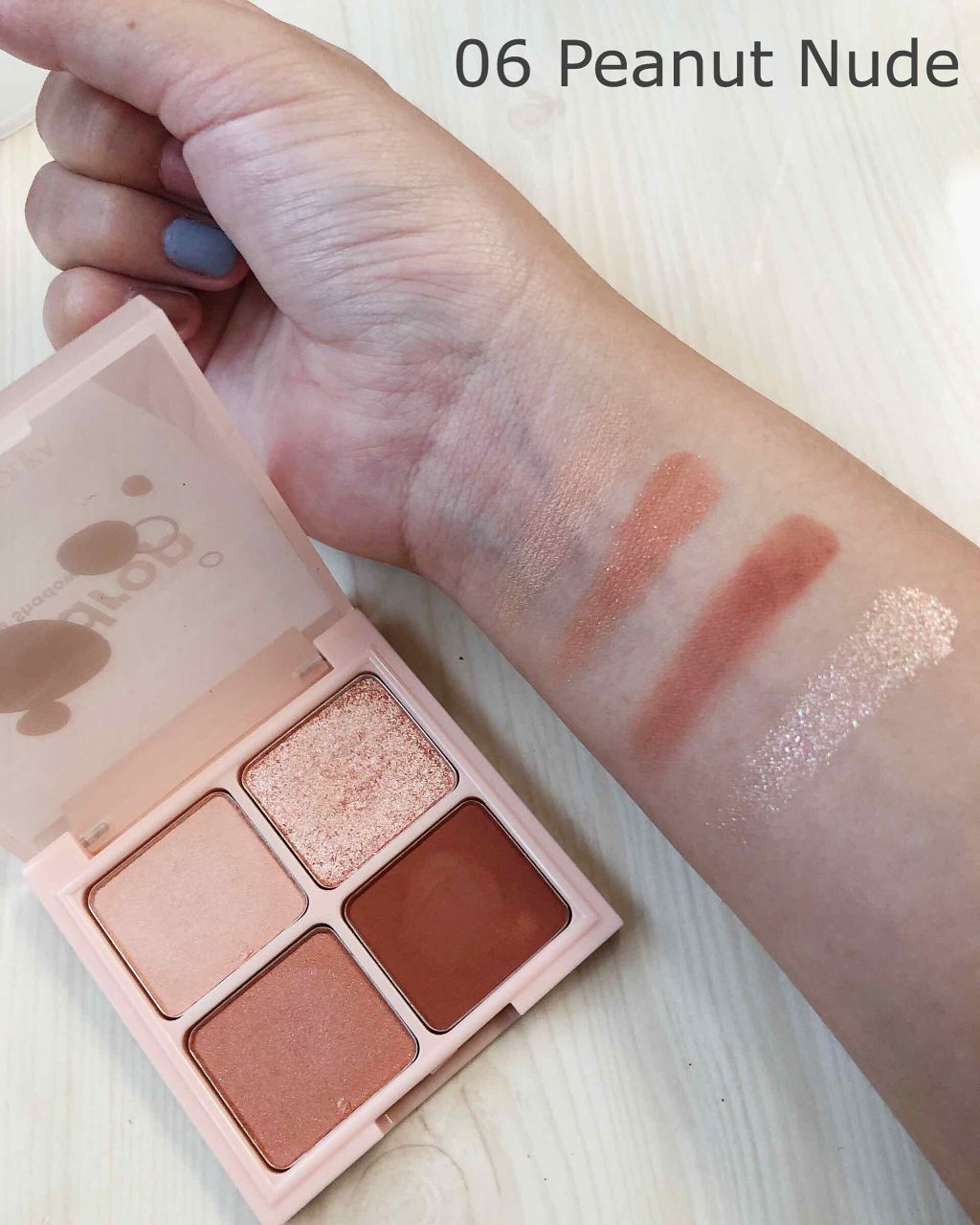 ヌードロップアイシャドウパレット/HOLIKA HOLIKA/アイシャドウパレットを使ったクチコミ(2枚目)