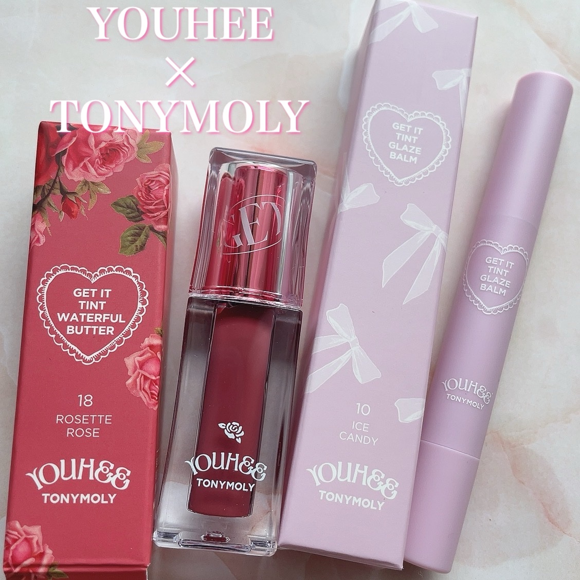 ゲットイットティント ウォーターフルバター/TONYMOLY/リップティントを使ったクチコミ（1枚目）