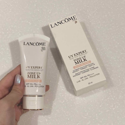 UV エクスペール トーン アップ ローズ/LANCOME/日焼け止め・UVケアを使ったクチコミ(2枚目)