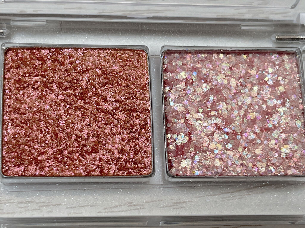  デュオ ポケット グリッター シャドウ/PERIPERA/アイシャドウパレットを使ったクチコミ（3枚目）