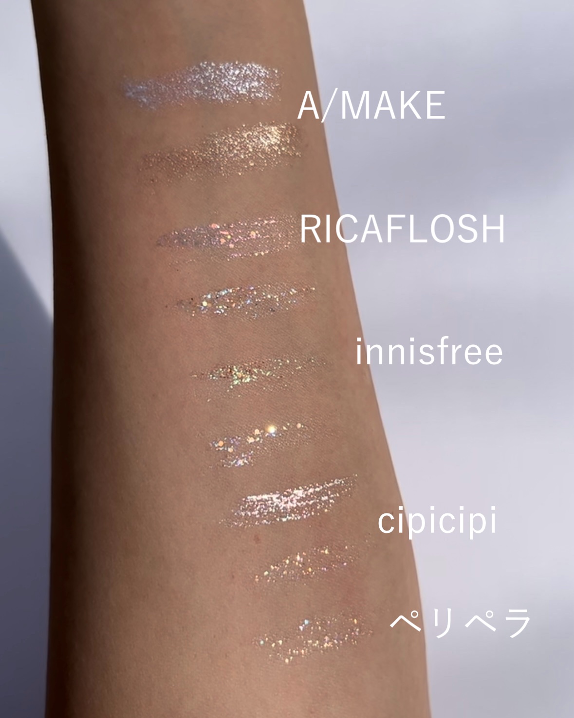 アイビービーグリッター/RICAFROSH/グリッターを使ったクチコミ（2枚目）