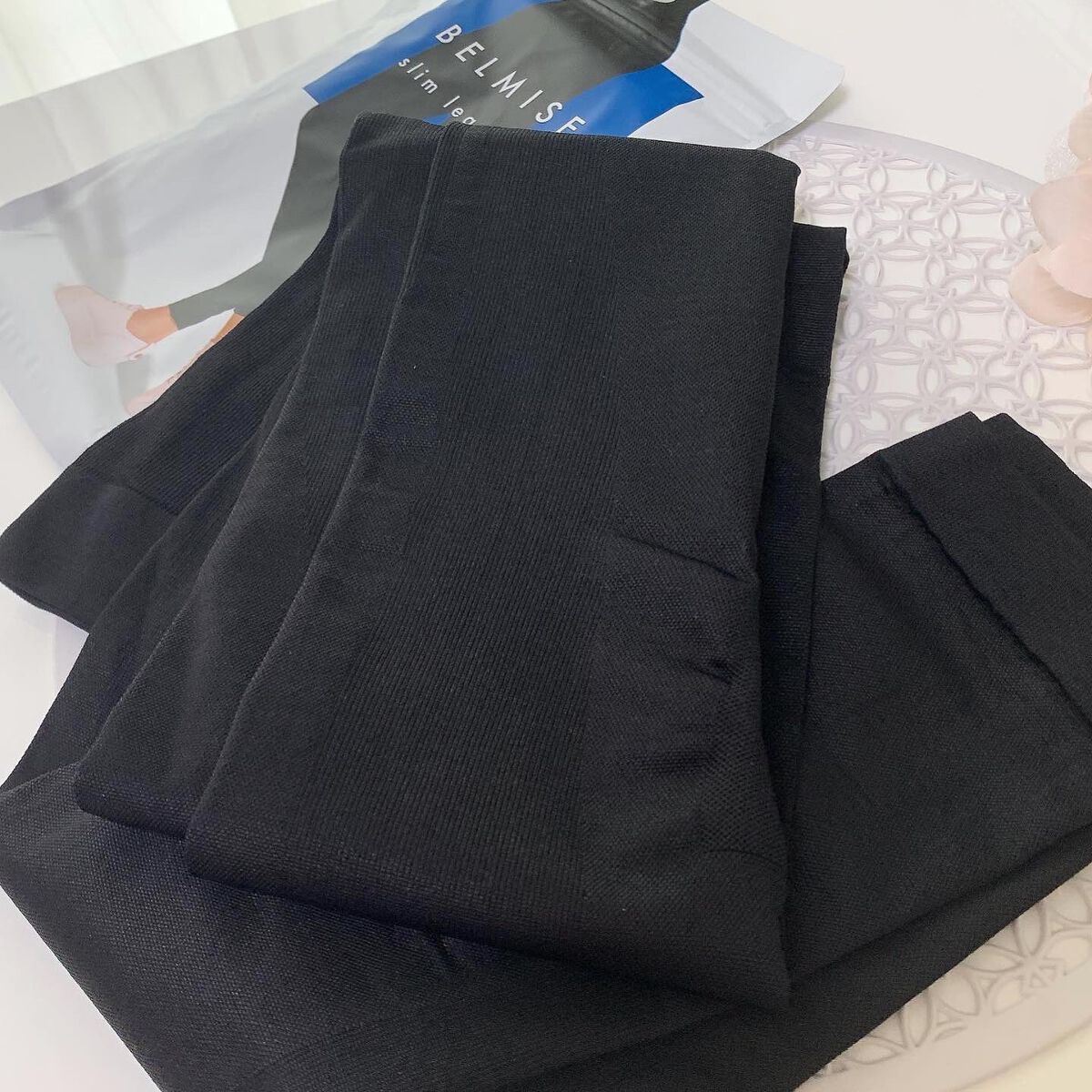 ベルミススリムレギンス/BELMISE/着圧ソックス・レギンスを使ったクチコミ（2枚目）