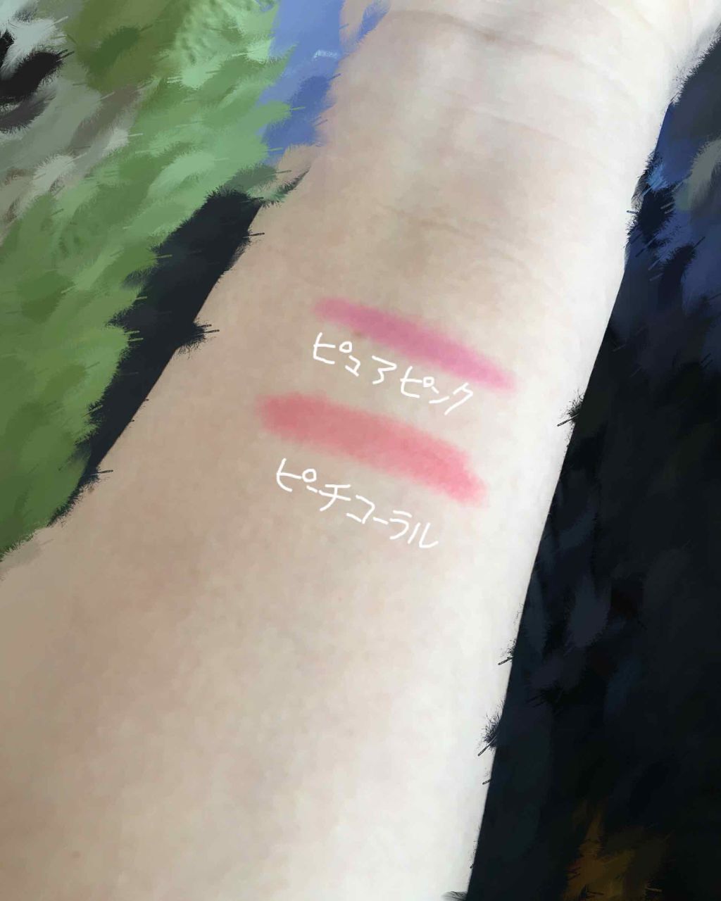 ドロップクレヨンリップ ピーチコーラル/CandyDoll/口紅を使ったクチコミ（3枚目）