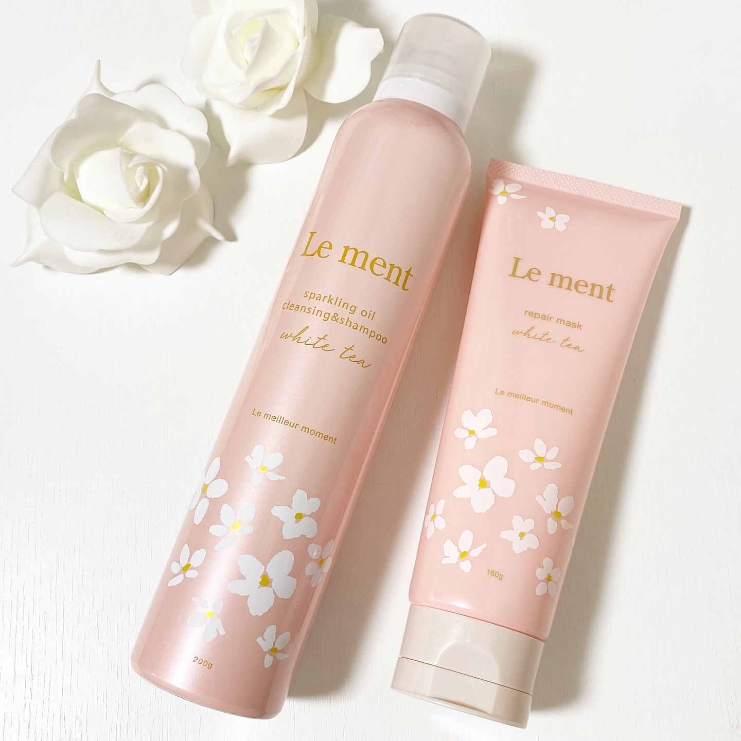 ルメント　スパークリングオイル　クレンジング&シャンプー　ホワイトティー/Le ment/市販シャンプーを使ったクチコミ（1枚目）